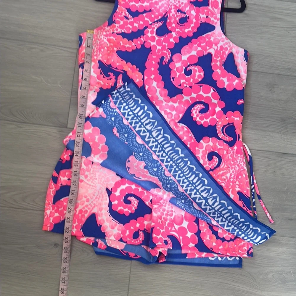 Lilly Pulitzer Pink and Blue octopus pattern Mini Dress - Picture 7 of 8